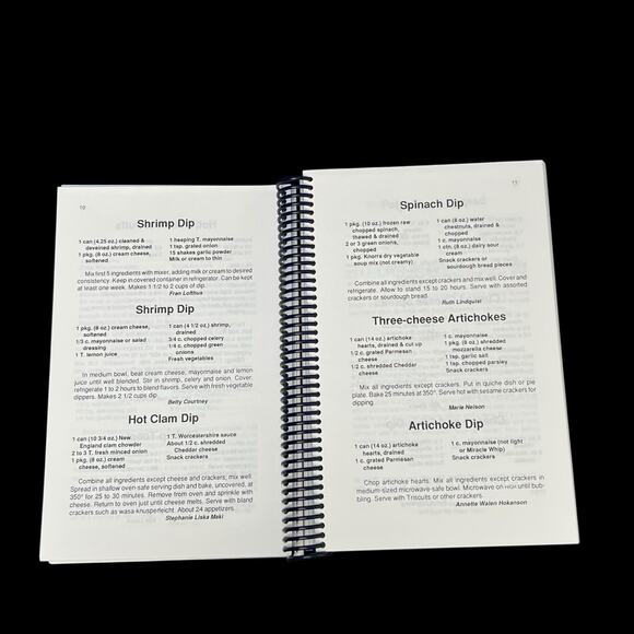 Gethsemane Lutheran Church Centennial Cookbook 1990 Hopkins Minn Recipes Meals - Picture 6 of 13